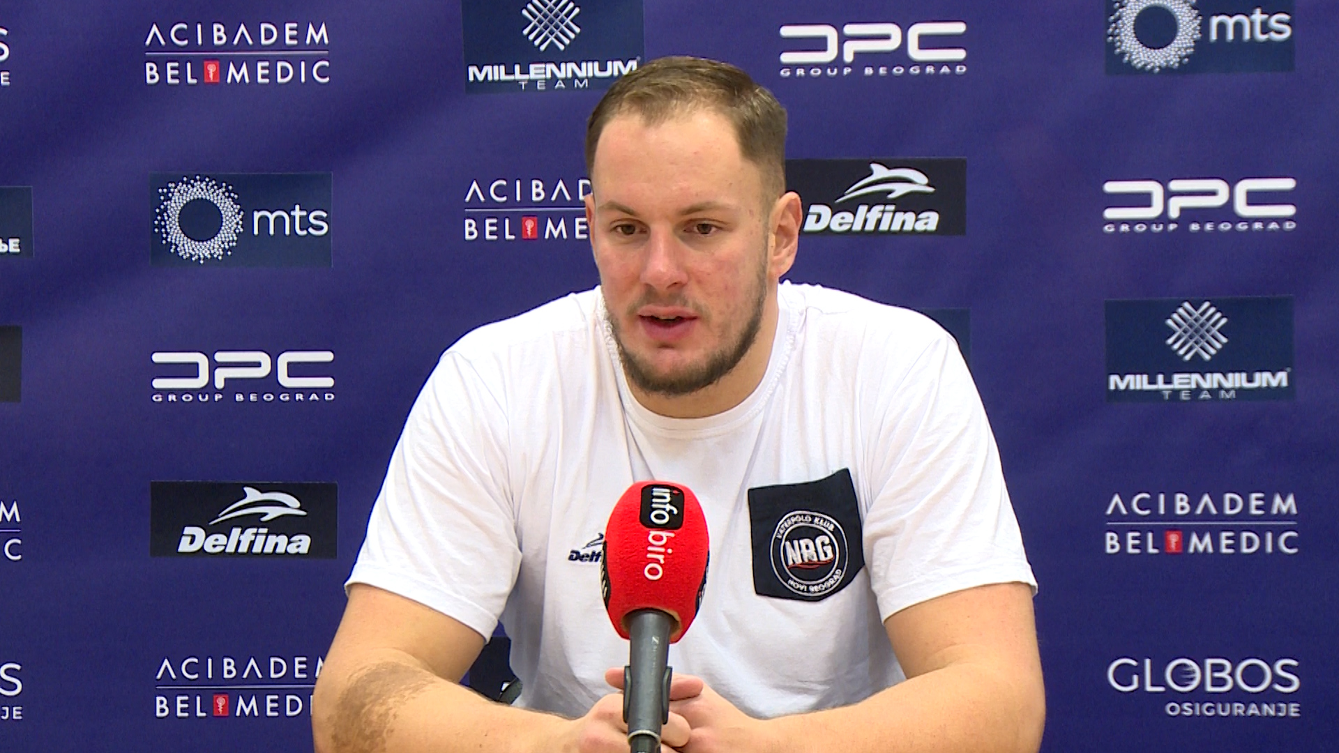 Beograd, Miroslav Gagic, VK Novi Beograd, ne saumnjam u nasu ekipu i nadam se pobedi